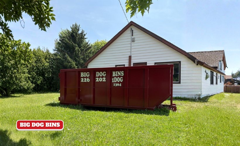 20 yd red bin